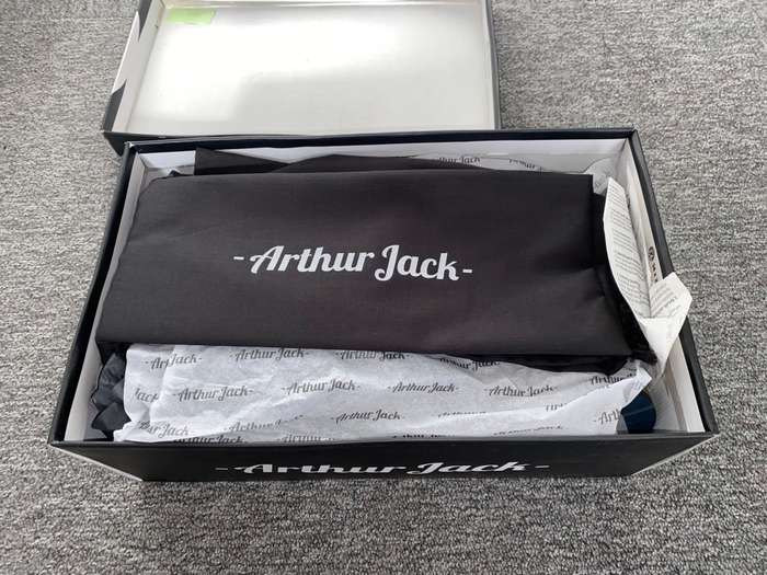 ARTHUR JACK SIZE 44 MERRICK LEATHER CHARCOAL BOOT