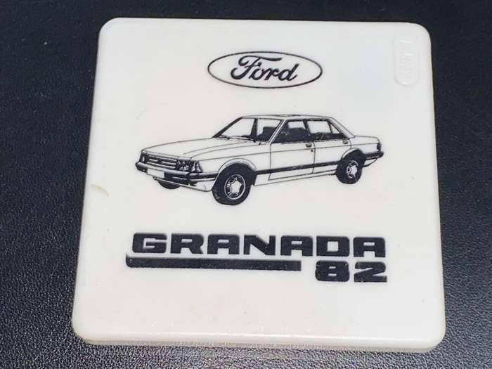 VINTAGE PLASTIC FORD GRANADA 82 NOVELTY PUZZLE