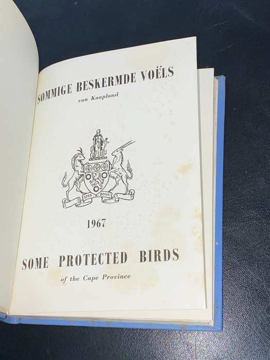 SOME PROTECTED BIRDS OF THE CAPE PROVINCE 1967