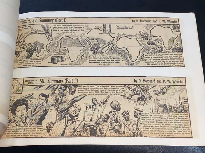 THE COUNTRIES OF AFRICA AS PUBLISHED IN THE CAPE ARGUS