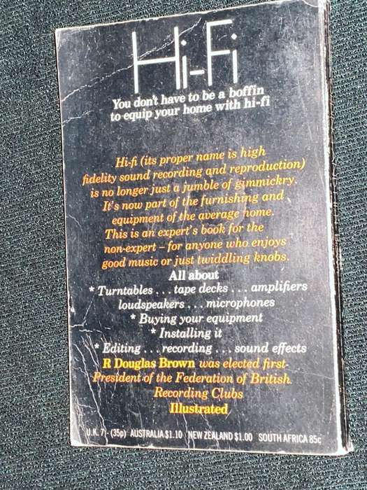 TAPE RECORDING AND HI-FI BY R DOUGLAS BROWN