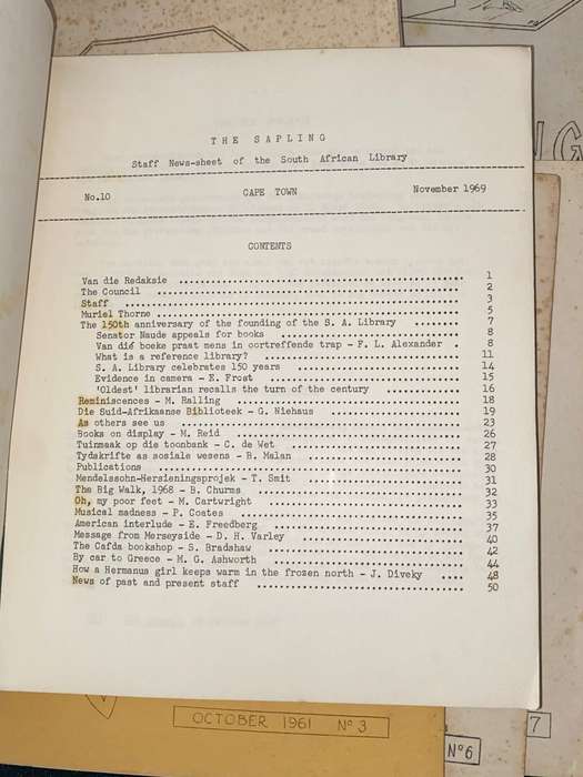 THE SAPLING X 7 VINTAGE ISSUES