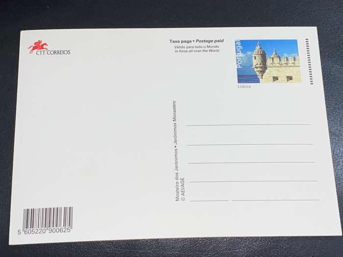 LISBON PORTUGAL POST CARD