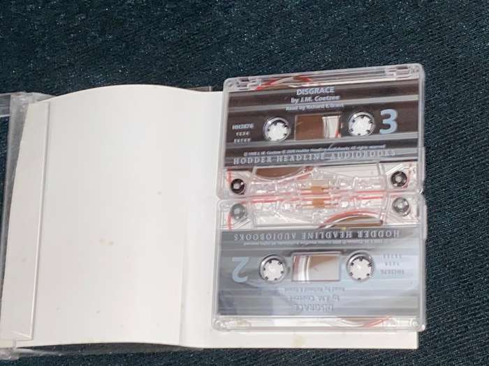 DISGRACE BY J.M. COETZEE AUDIO CASSETTE TAPE SET