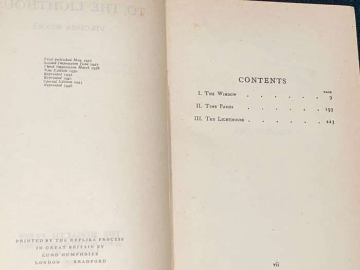 TO THE LIGHTHOUSE BY VIRGINIA WOOLF