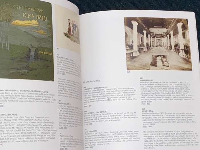 BONHAMS CATALOGUE INDIA AND BEYOND IN BOOKS AND PHOTOGRAPHY APRIL 2008 LONDON