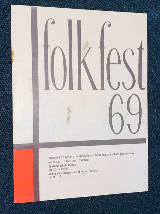 FOLK FEST 69 PROGRAMME