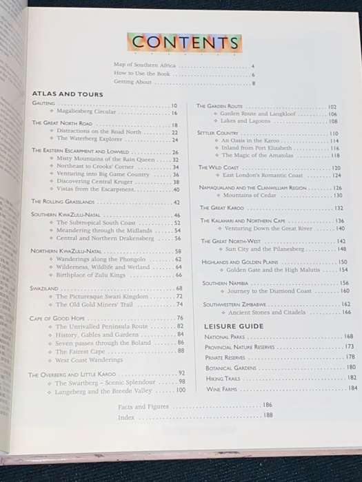 TOURING ATLAS OF SOUTHERN AFRICA  BY MICHAEL BRETT AND ALAN MOUNTAIN