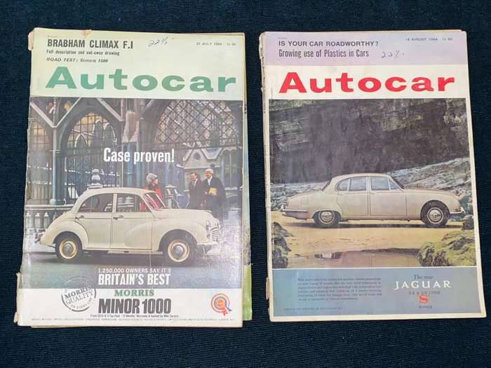 VINTAGE AUTOCAR  MAGAZINES 1960'S X 7