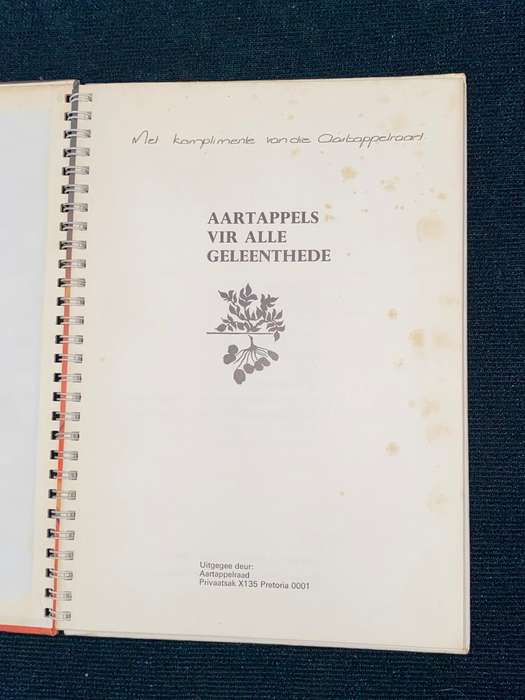 AARTAPPELS VIR ALLE GELEENTHEDE