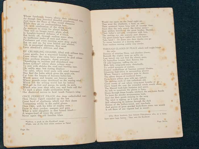 AFRICA A BOOK OF VERSES BY ETHEL CAMPBELL
