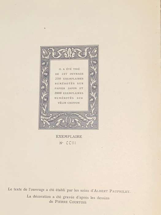 POESIES DE CHARLES D'ORLEANS 1926