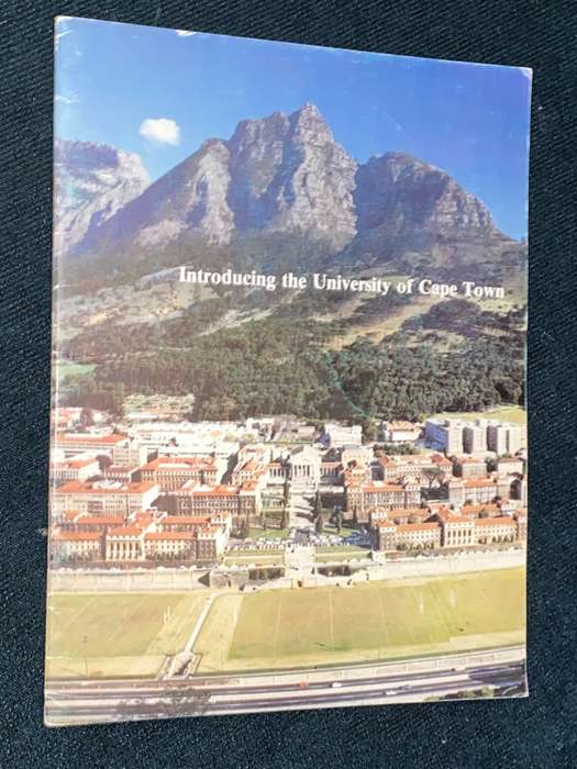 INTRODUCING THE UNIVERSITY OF CAPE TOWN VINTAGE BROCHURE