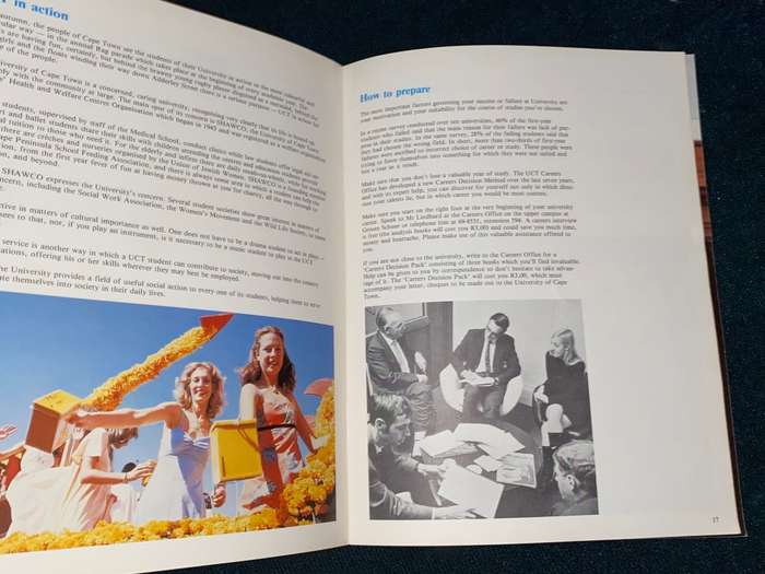 INTRODUCING THE UNIVERSITY OF CAPE TOWN VINTAGE BROCHURE