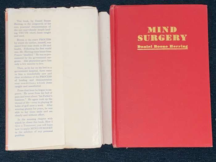 MIND SURGERY BY DANIEL BOONE HERRING