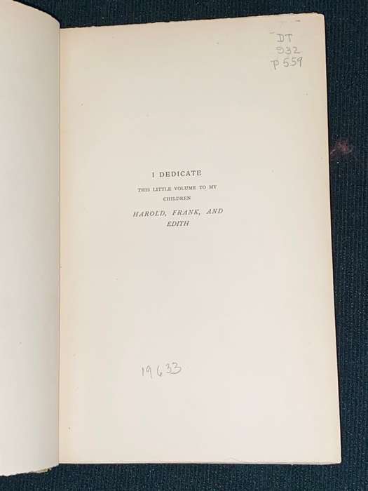 SOME SOUTH AFRICAN RECOLLECTIONS BY MRS. LIONEL PHILLIPS 1899 EX-LIBRARY COPY