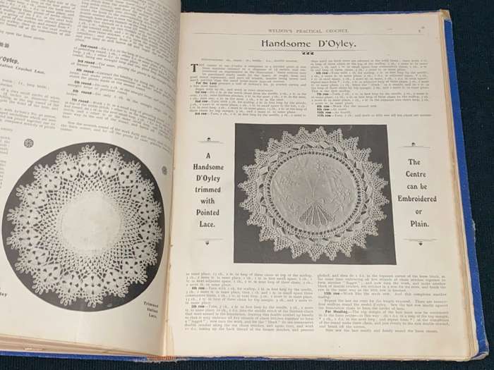 WELDON'S PRACTICAL TATTING & CROCHET, CANVAS EMBROIDERY 1890'S