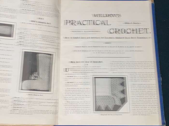 WELDON'S PRACTICAL TATTING & CROCHET, CANVAS EMBROIDERY 1890'S