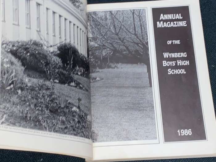 1986 WYNBERG BOYS HIGH & JUNIOR SCHOOL MAGAZINE