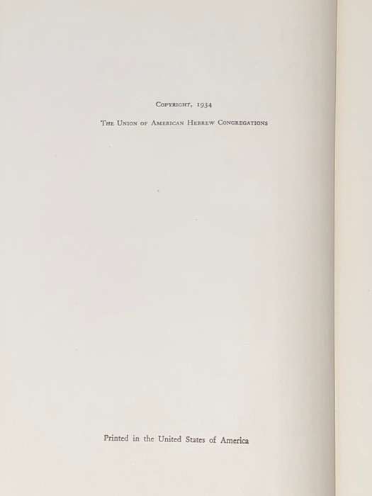 THE RISE AND DESTINY OF THE GERMAN JEW BY JACOB R. MARCUS 1934