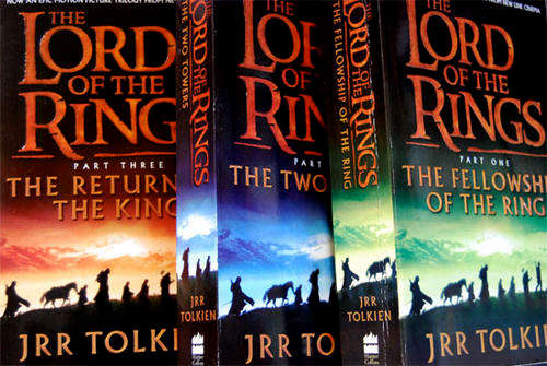 JRR TOLKEIN LORD OF THE RINGS VOL 1,2,3 PAPERBACK