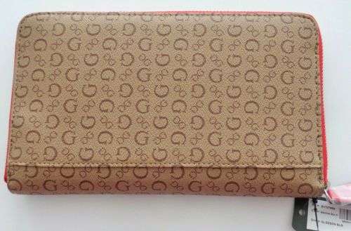 ***Authentic GUESS GLEESON WOMEN'S Wallet Oversized 8.5"x 5" Wallet Wristlet***