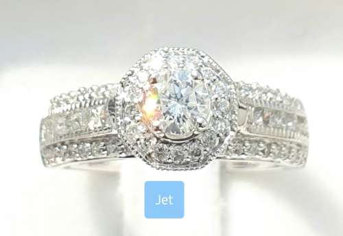 **HUGE DEAL | R73871** OCTAGON DESIGN | ROUND CUT | 1.350ct | DIAMOND RING | WHITE GOLD - BUY SAFE