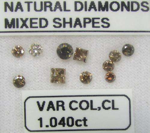 **DIAMOND COLLECTION STARTER** [1.040ct] VARIOUS DIAMOND SHAPES FROM R1 - BUY SAF9