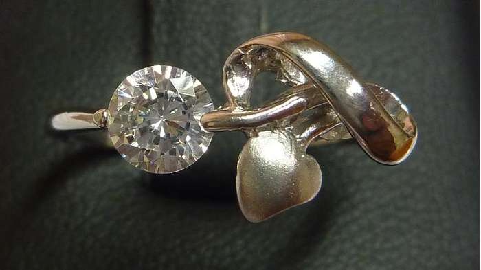 ** [0.510ct] GORGEOUS [VVS] DIAMOND RING** SOLID [18KT] WHITE [2.508g] GOLD - BUY SAFE