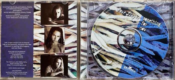 *AUTOGRAPHED* JUST JINGER - SOMETHING FOR NOW *SIGNED*
