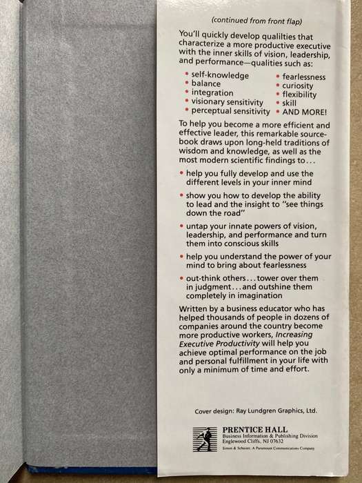 *SIGNED* INCREASING EXECUTIVE PRODUCTIVITY - PHIL NUERNBERGER