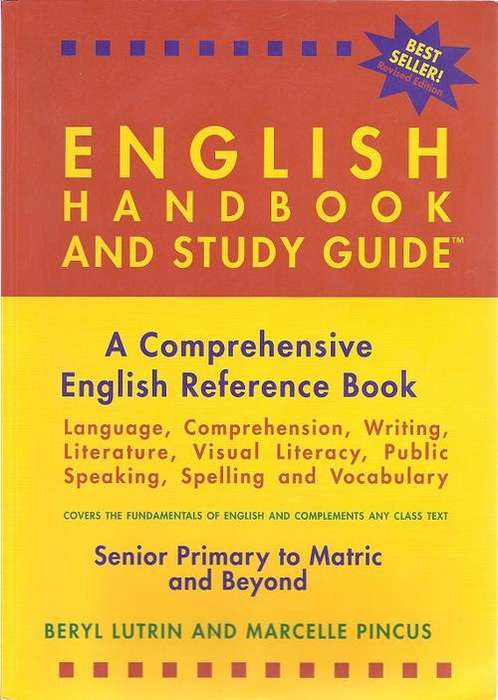 ENGLISH HANDBOOK AND STUDY GUIDE: A COMPREHENSIVE ENGLISH REFERENCE BOOK - BERYL LUTRIN