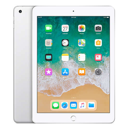 APPLE IPAD 6TH GEN - WIFI - 128GB - SILVER WITH BLUETOOTH KEYBOARD