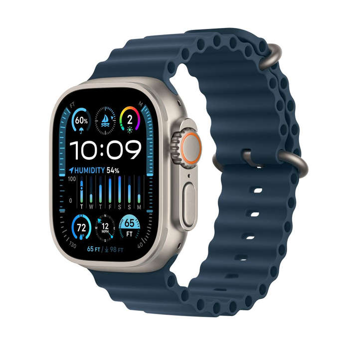 APPLE WATCH ULTRA 2 - 49MM - GPS + CELLULAR - TITANIUM WITH BLUE OCEAN BAND