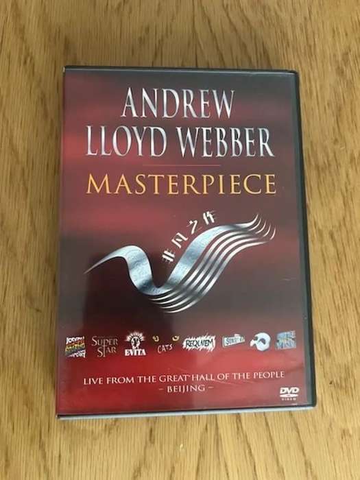 DVD: Andrew Lloyd Webber - Masterpiece. Live From the Great Hall of of the People - Beijing. 2001.