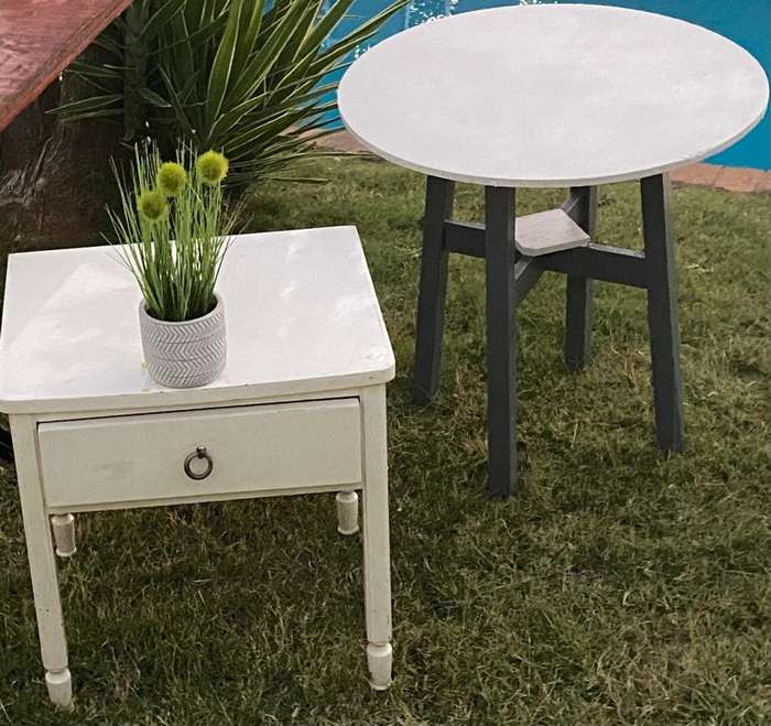 White Antique Pedestal