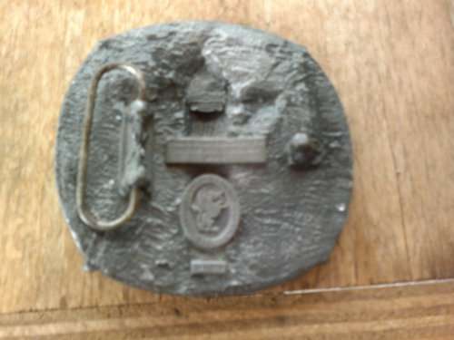 AWESOME IRON HORSE BELT BUCKLE MANUFACTURED EXCLUSIVELY FOR TANSIDE LTD ENGLAND 1990