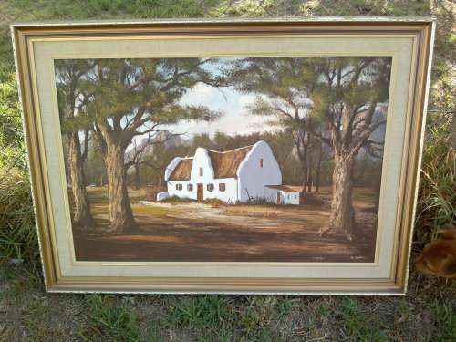 WOW STUNNING OIL PAINTING SIGNED REG.LAMONT 102cm x 72cm