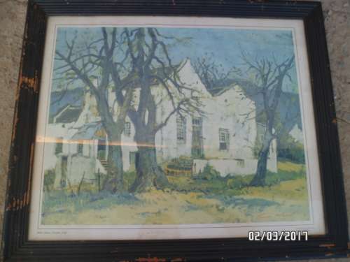OLD framed Terence McCaw print