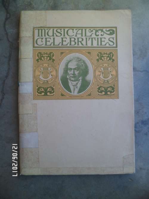 GALLERY OF MUSICAL CELEBRITIES 1909 COMPILED BY A.S.GARBETT