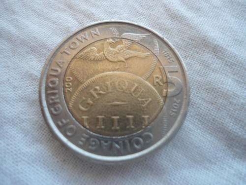 LIMITED EDITION. 200 GRIqUa TOWN 1815- 2015 R5 coin