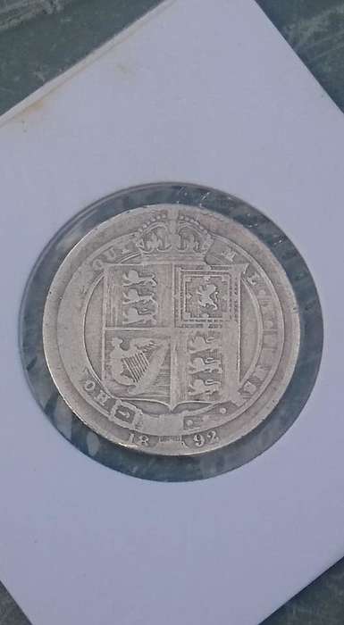 1892 1 Shilling - Victoria 2nd portrait, 2nd type