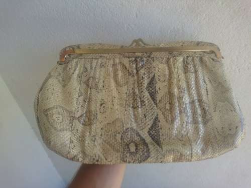 Vintage Pierre Cardin Genuine Snake Skin Hand Bag!!!