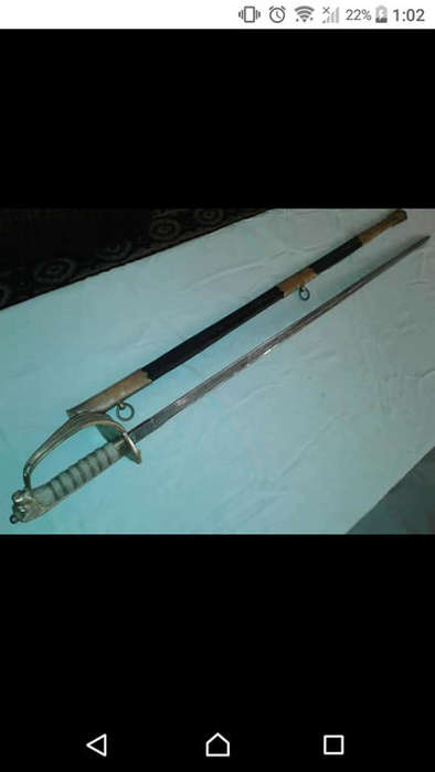 Awesome navy military sword.fair condition