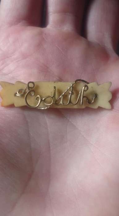 vintage Edith Wire Name Jewelry