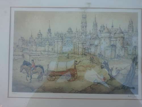 COOL LIMITED EDITION SIGNED PRINT BY ANTON PIECK