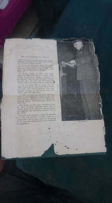 VERY SCARCE AFRICANA ` DELAYED ACTION ` SIGNED BY COL.A.G.McKENZIE-