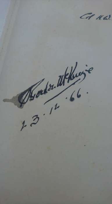VERY SCARCE AFRICANA ` DELAYED ACTION ` SIGNED BY COL.A.G.McKENZIE-
