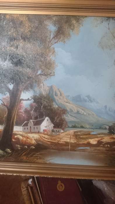Lovely P.Wise framed oil on board,signed bottom right  A LISTED ARTIST 49cm x 59cm