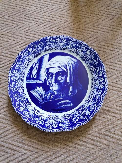 boch la louviere delfts large plate